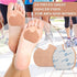 SATINIOR 24 Pieces Foot Pads for Dancer Sesamoiditis Pads for Ball of feet Pain Felt Forefoot Cushion Pads Self-Adhesive Foot Cushion Pads for Men Women Dancing Pain Relief (Beige)